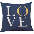 thumbnail image 2 of Housses de Coussin Bleu et Blanc 18 Pouces x 18 Pouces Doux, 2 of 4