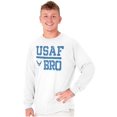 thumbnail image 3 of US Air Force USAF Bro Brother Men's Big & Tall Long Sleeve Graphic Tee Brisco Brands 3X, 3 of 5