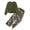 Army Green-camo, variant on Arshiner Girls 2 Piece Casual Outfits Twist Front Long Sleeve Sweatshirt & Wide Leg Pants with Pockets Sweatsuit Set