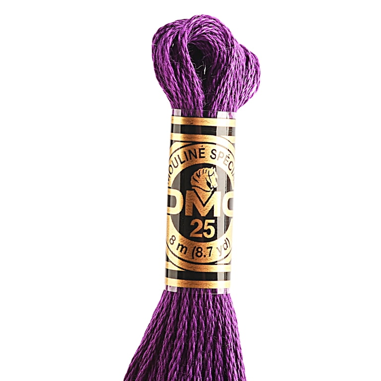 DMC Embroidery Floss - Dark Shell Pink (117), 6-Strand Cotton, 8.7 Yard Skein