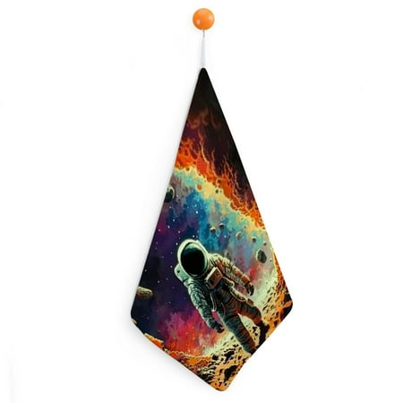 

Autua Space Exploration Reusable Hand Towels Quick Dry Microfiber Towels for Kitchen Home Decor 11.8x11.8in Superior Absorbency Convenient Design Multi-Purpose Use Stylish Patterns 4pcs