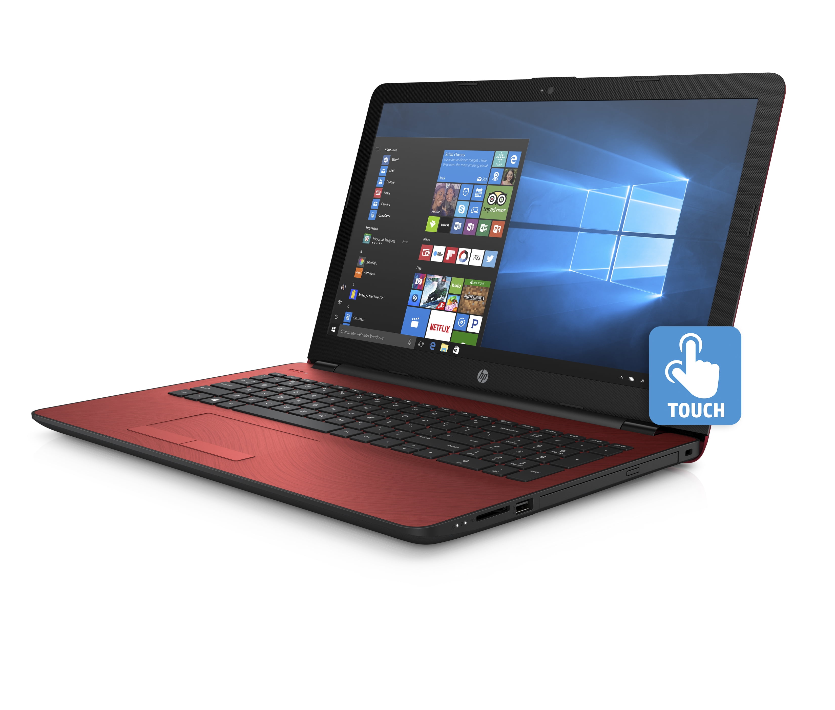 Hp 15 Laptop 15 6 Touchscreen Intel Pentium Silver N5000 Intel - hp 15 laptop 15 6 touchscreen intel pentium silver n5000 intel uhd graphics 605 500gb hdd 4gb sdram dvd scarlet red 15 bs244wm walmart com