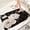 Floral, variant on Farmhouse Christmas Forest Bathroom Rugs, Rustic Winter Woodland Snowy Snowflake Snowman Pine Tree Deer Bath Mat, Xmas Holiday Outdoor Rug, Soft Non Slip Floor Rugs for Living Room Doormat, 17x29IN