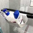 thumbnail image 3 of Wosthever Hanging Kitchen Garbage Bin Cabinet Door vegetable storage residue skin workbench items and food kitchen Box on Organizadores de utensilios de cocina Azul nórdico 28*14*11cm, 3 of 6