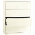 thumbnail image 3 of Hirsh 42-in Wide HL10000 Series Metal 4 Drawer Lateral File Cabinet Off White, 3 of 5