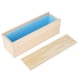 thumbnail image 1 of Crea jabones únicos hechos a mano con forma de pastel Molde de silicona y madera de color azul cielo para jabón de pan de rosas, 1 of 8