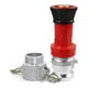 thumbnail image 3 of Fire Hose Nozzle,2In NPSH HeavyDuty Industrial Fire Hose Constant Flow Fog Nozzle with 2Pc 2In Camlock Fitting Coupling, 3 of 5