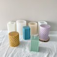 thumbnail image 1 of Pillar Shape Candles Silicone Mold Geometric Silicone Wax Molds DIY Handmade Cylinder Soap Mould Gypsum Baking Mould OrnamentstripAustralia He Qiyong unisex, 1 of 1