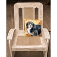 thumbnail image 2 of Carolines Treasures BB9906PW1818 Bernese Mountain Dog Fall Fabric Decorative Pillow  18H x18W multicolor, 2 of 2