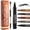 Black, variant on Eyebrow Pen,multiple colors,4 Fork Tip for 3D Natural Eyebrow, Hair Line, Beard Line,Waterproof - Last All Day - Liquid Eyebrow Pencil