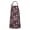 Burgundy Rock Skull, variant on Black White Gothic Cat Skull Moon Pattern Apron-Garden Aprons for Women with Pockets-Cotton Linen Waterproof Kitchen Cooking Gardening Aprons Adjustable for Kitchen,Cooking,BBQ and Salon 33x27 Inch