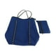 thumbnail image 2 of Bolso del neopreno para las mujeres con la bolsa de asas abierta de la playa del totalizador de la capacidad pequeña del bolso pequeño Azul, 2 of 8