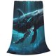 thumbnail image 2 of Balery Vintage Blue Pattern Whale Manta de Felpa Suave y Acogedora – Cobija de Franela Aterciopelada para Cama, Lavable y Cálida para Sofá, Mascotas, Transpirable-80"x60", 2 of 7