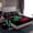 Black Green Red, variant on Manfei Multicolor Cartoon Console Twin Sheet Sets,Gamer Gaming Twin Fitted Sheet,Blue Honeycomb Hexagon Flat Sheet For Adults,Luxury Bedroom Decor,3-Piece