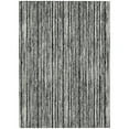thumbnail image 2 of Addison Rugs Chantille Indoor/Outdoor Transitional Stripes Black Washable Rectangle Rug, 5' x 7'6", 2 of 6