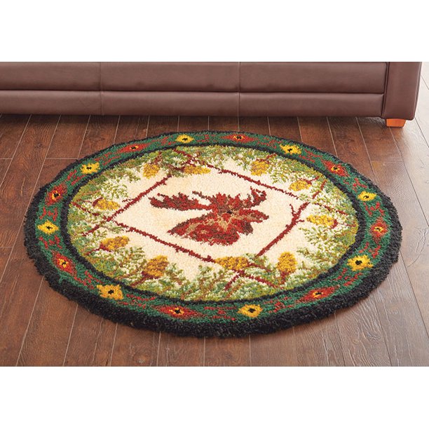 Mary Maxim Northern Lodge Latch Hook Rug Kit