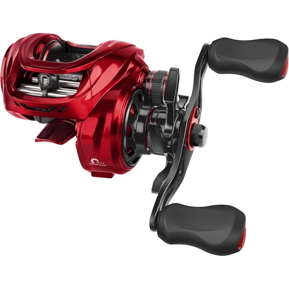 KastKing Baitcasting Fishing Reel, Halo XII Magnetic Braking System Baitcaster Reel,16 lbs,8.0:1 High-Speed Gear Ratio-Royale Legend Glory