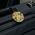 thumbnail image 5 of Laila Floral Pattern Round Luggage ID Tag Card Suitcase Carry-On, 5 of 8