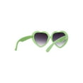 thumbnail image 2 of Gravity Shades Lunettes de Soleil en Forme de Cœur - Vert Pomme, 2 of 2