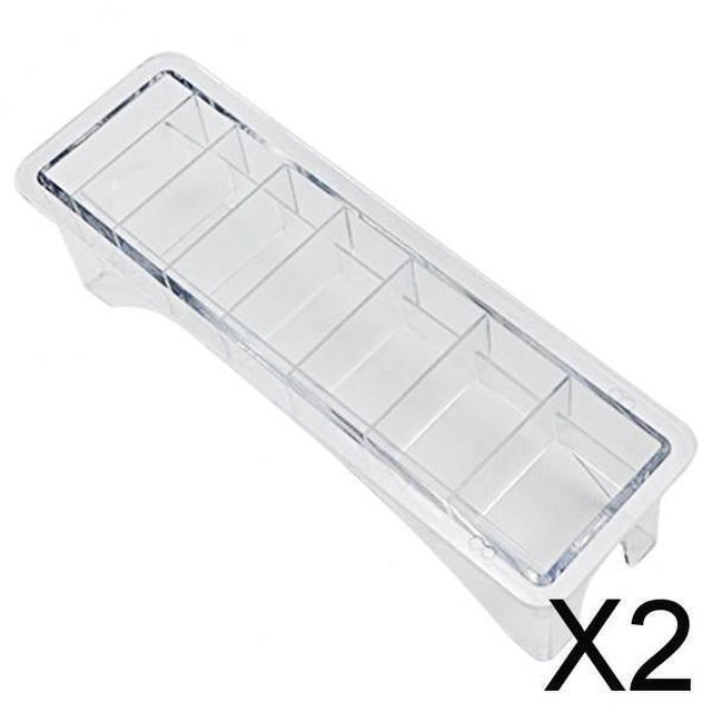 2x Peine para Organizador de Guías, Peine para Caja de Guía, Caja de Almacenamiento de Peine Límite para 2 piezas