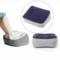 thumbnail image 3 of Taburete inflable ín para de pies Dormir Reposapiés de oficina suave Almohada para reposapiés para escritorio GRIS AZUL Macarena Almohada reposapiés, 3 of 7