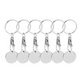 thumbnail image 1 of 6 llaveros de metal con forma de carrito, pequeños, con forma de moneda, 1 of 8