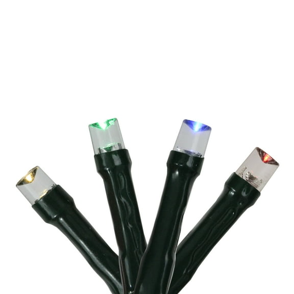 Roman 200ct Wide Angle LED USB String Lights Multi-Color - 24.5' Green Wire