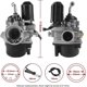 thumbnail image 4 of Replacement carburetor with 17.5mm channel fits most Piaggio/gilera/aprilia 50c scooter accessories, 4 of 5