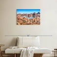 thumbnail image 2 of Elephant Stock Watson Lake Wall Art - Horizontal Canvas Wall Art - Lobby Wall Decor - Nature Canvas - Blue And Beige Decor - 30" x 20", 2 of 8
