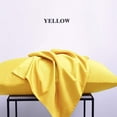 thumbnail image 4 of King Pillowcases Set of 2, 100% Brushed Microfiber, Soft and Cozy, Wrinkle, Fade, Stain Resistant with Envelope Closure, 20"x 36", Yellow, 4 of 7