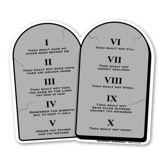 Ten Commandments Magnet