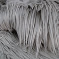 thumbnail image 2 of Luxury Shag Faux Fur-Christmas Fuzzy-Fabric by The Yard-Fluffy, Soft, Shaggy Mohair-for Sewing, Costumes, Plush Toys, Apparel, Decoration, Gnome Beard Miniature- Silver (Style #5002), 2 of 4
