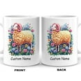 thumbnail image 6 of Personalized Sheep Coffee Mug – Cute Gift for Sheep Lovers, Parents, Kids, Friends – Custom Name Ceramic Cup 11oz – Perfect for Farm Animal Enthusiasts & Tea Lovers, 6 of 6