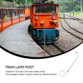 thumbnail image 3 of SHISUYAN Model Railway Train Lamp in Stainless Steel for Scaled Model Layout OO or HO Scale 10 Pieces, 3 of 8