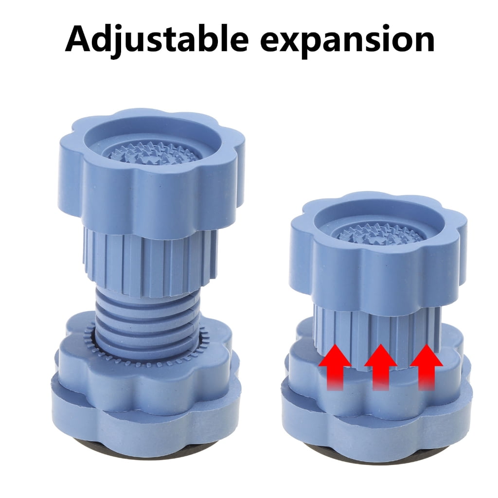 Antivibration Pads For Washing Machine Adjustable Dryer Shock Noise Cancelling Pads Washer Foot Pad Pedestals