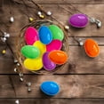 thumbnail image 6 of 500 Pcs Easter Eggs, 2.25" Assorted Bright Colors Plastic Fillable Easter Eggs for Easter Hunt,Easter Themed,Decorations,Basket Stuffers Fillers, 6 of 7