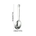 thumbnail image 3 of Weekend Special, ​​316 Stainless Steel Soup Spoon, Thickened Dining Utensil for Hot Dishes, Commercial-Grade Kitchen Tool​​ Limited Time Savings | Stainless Steel, B, Angeler, 3 of 6