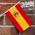 thumbnail image 2 of Anley Spain Mini Flag 12 Pack - Hand Held Small Miniature Spanish Flags on Stick - 5x8 Inch with Solid Pole & Spear Top, 2 of 6