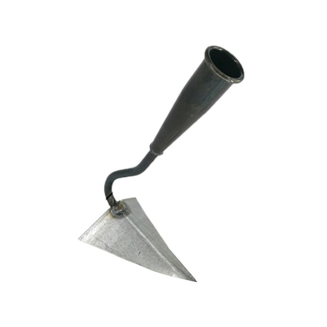 Household Triangle Hoe Digging Manuring Tool Trenching Hoe Garden Hand Tools for Backyard Planting Agricultural Vegetable Planting Iron S