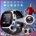 thumbnail image 2 of Reloj inteligente 2022 Nuevo reloj inteligente con pantalla táctil digital con cámara Bluetooth Reloj de pulsera Tarjeta SIM para pulsera de teléfono Android iOS, 2 of 4