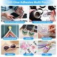 thumbnail image 7 of B-7000 Super Adhesive Glue, Industrial Strength B7000 Glues Paste for Rhinestones Crafts, Clothes Shoes, Fabric, Jewelry Making, Cell Phones, Tablet, Wood, Rubber, Leather (2x50 ml/1.68 oz), 7 of 7