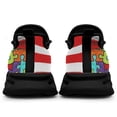 thumbnail image 5 of Autism Accept Understand Love Shoes Trail Running Shoe Non-Slip Breathable Comfortable Sneakers Black Size 9.5, 5 of 7