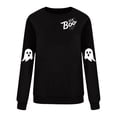 thumbnail image 4 of NMMUED Chandails d'Halloween pour Femmes, Chandails Graphiques pour Femmes, Hauts d'Halloween pour Femmes, Chandails d'Automne pour Femmes, Tenues d'Halloween pour Femmes, Chandails Mignons, Noir P, 4 of 4