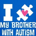 thumbnail image 3 of CafePress - Autism Brother Support T Shirt - Dark T-Shirt Kids XS-XL, 3 of 4