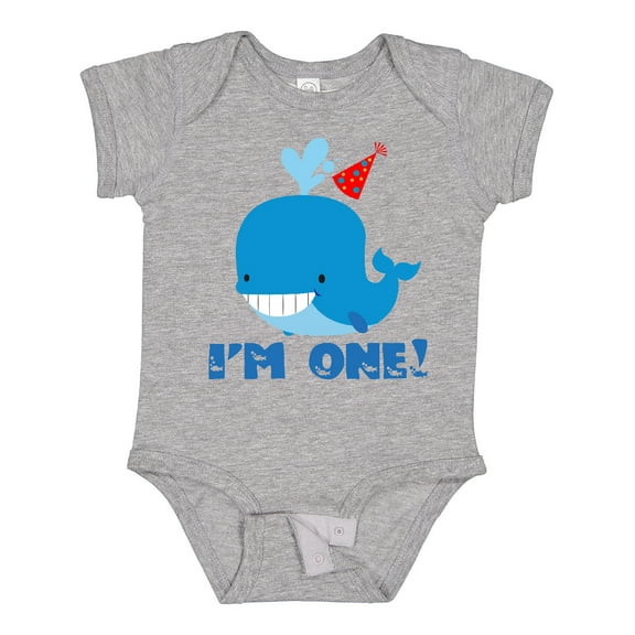 Inktastic Whale 1st Birthday Boys or Girls Baby Bodysuit
