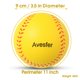thumbnail image 2 of Pelotas de softball de espuma Avesfer Practice de 11 pulgadas con bolsa de malla para niños, paquete de 6, 2 of 9