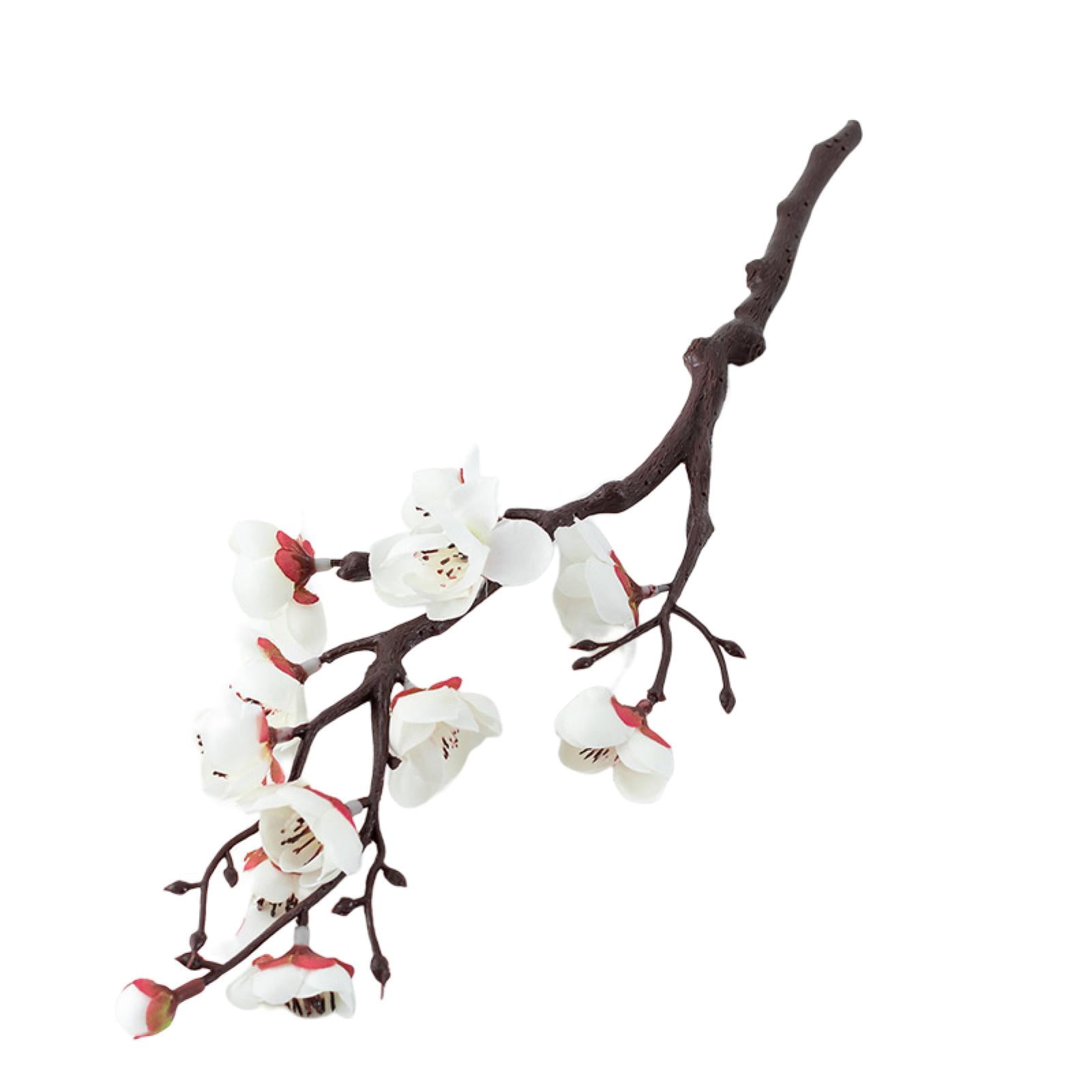 Artificial Cherry Blossom Branches Flowers Silk Peach Blossoms Fake