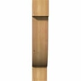 thumbnail image 2 of 3 1/2"W x 10"D x 18"H Alpine Smooth Corbel, Western Red Cedar, 2 of 9