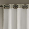 thumbnail image 5 of SunSmart Bentley Polyester Knitted Coated Total Blackout Window Panel in Beige, 5 of 5