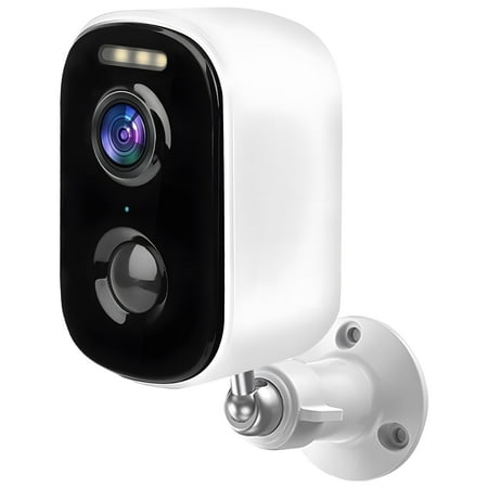 2K/5MP Wireless Outdoor Security Camera, PIR Detection 2.4G Wi-Fi Rechargeable Battery Powered Home Surveillance Camera with Color Night Vision, 2-Way Audio